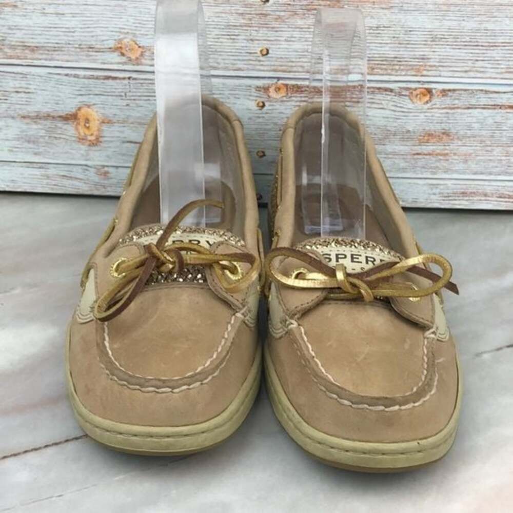 Sperry Top-Sider Women’s Angelfish in Gold Glitter size 6 EUC - Picture 3 of 9